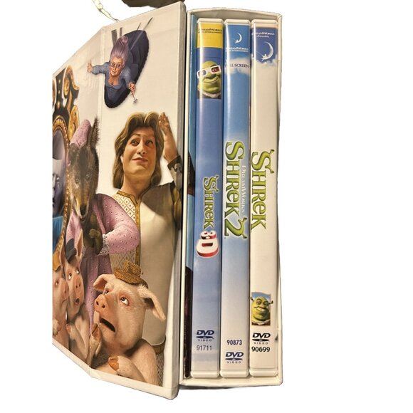 Shrek The Story So Far DVD Box Set Shrek 1, 2 and 3D Movie Bundle Deal - Picture 2 of 3